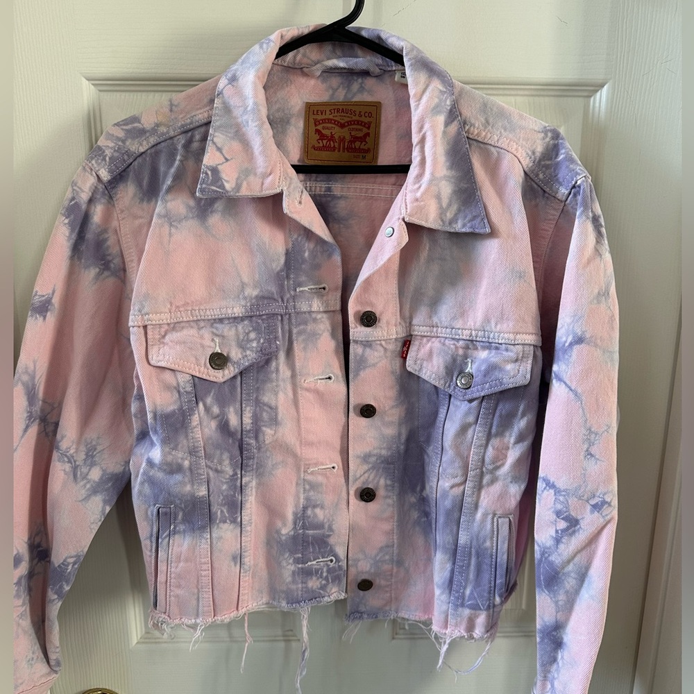 Levi’s Jean Jacket - Cropped & Tie-dye